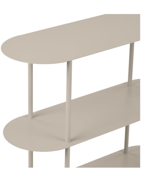 Étagère métal sable 90 x 31 x 81 cm Rieti 