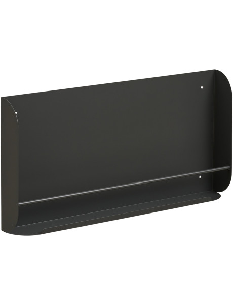 Étagère murale métal gris foncé 60 x 7 x 30 cm Volterra 