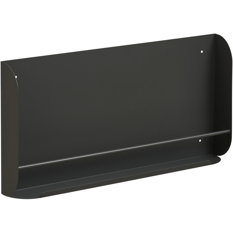 Étagère murale métal gris foncé 60 x 7 x 30 cm Volterra 