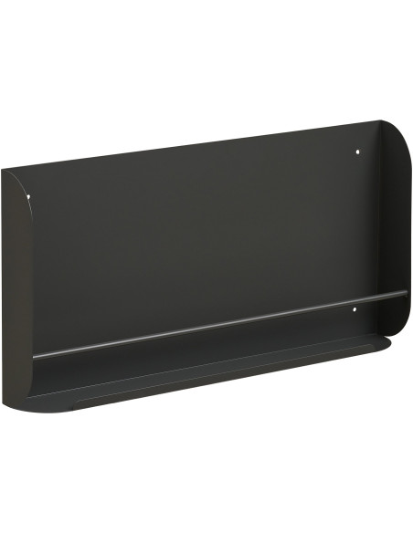 Étagère murale métal gris foncé 60 x 7 x 30 cm Volterra 