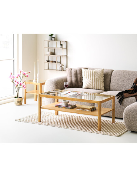 Étagère murale métal beige 48 x 18 x 64 cm Lanciano 