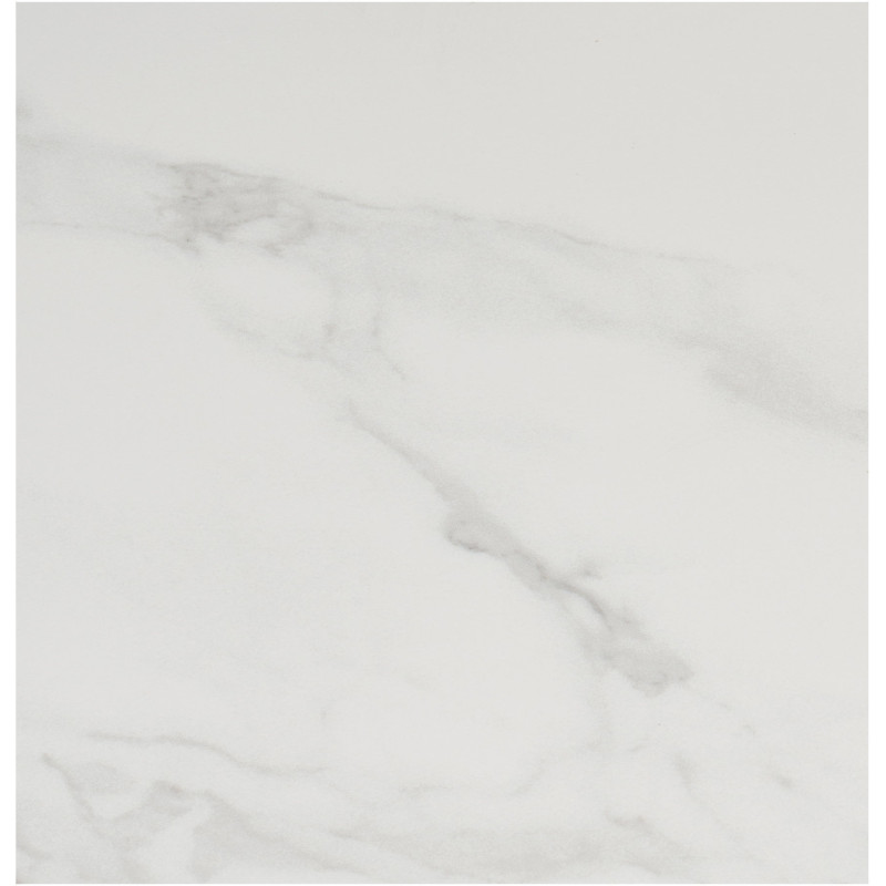 Table à manger céramique marbre blanc 200 x 90 x 76 cm 6-8 personnes Noli 