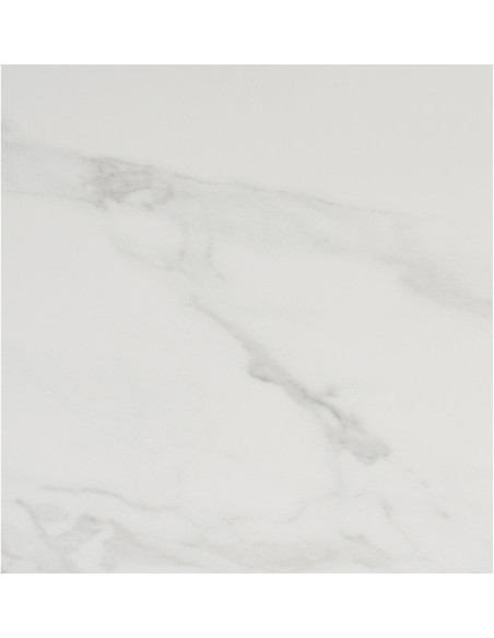 Table à manger céramique marbre blanc 200 x 90 x 76 cm 6-8 personnes Noli 