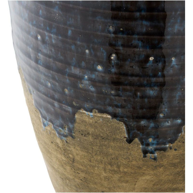 Vase - Vase, ceramic, dark blue ø27x44,5 cm 