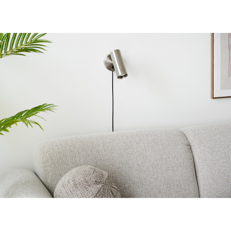 Paris Wall Lamp - Wall lamp, metal, silver 