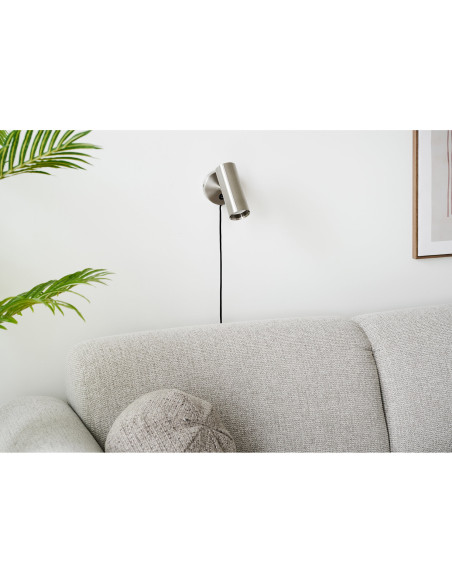 Paris Wall Lamp - Wall lamp, metal, silver 