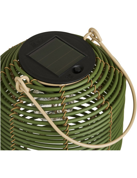 Crewe Lantern - Lantern, rechargeable with integrated solar panel, green 