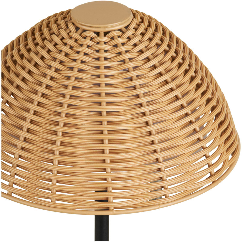 Wigan LED Table Lamp - Table lamp, metal, rechargeable, nature/black 