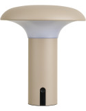 Lampe LED de jardin rechargeable beige 21 cm Ramsey