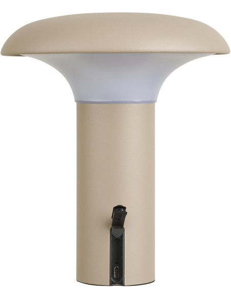 Ramsey LED Lamp - Lamp, rechargeable, beige 