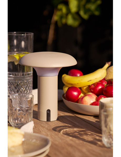 Ramsey LED Lamp - Lamp, rechargeable, beige 