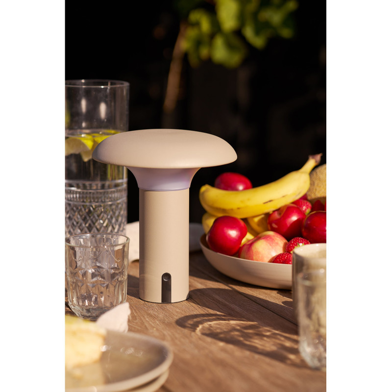 Ramsey LED Lamp - Lamp, rechargeable, beige 