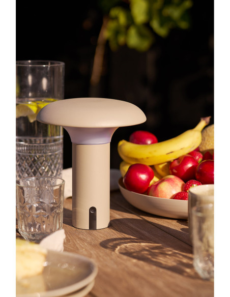 Ramsey LED Lamp - Lamp, rechargeable, beige 