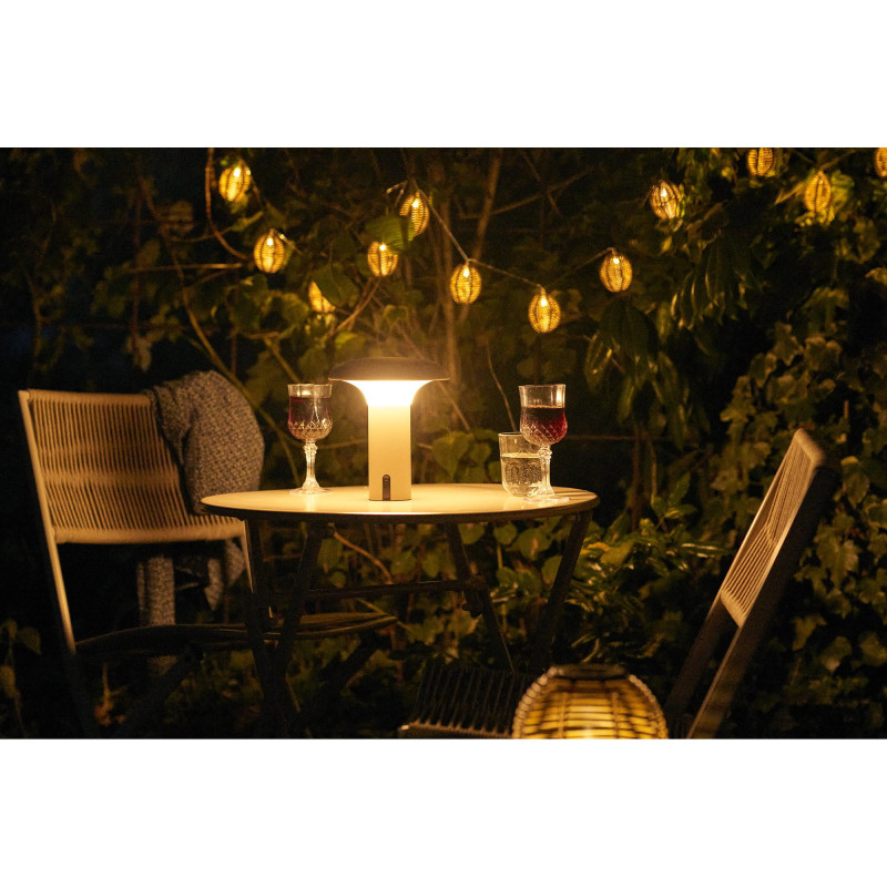 Ramsey LED Lamp - Lamp, rechargeable, beige 