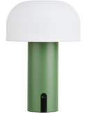 Lampe LED rechargeable blanche et verte 15 x 22 cm Soham