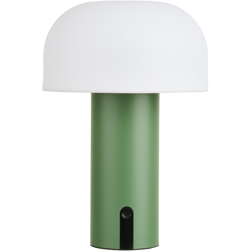 Soham LED Lamp - Lamp, rechargeable, white/green 