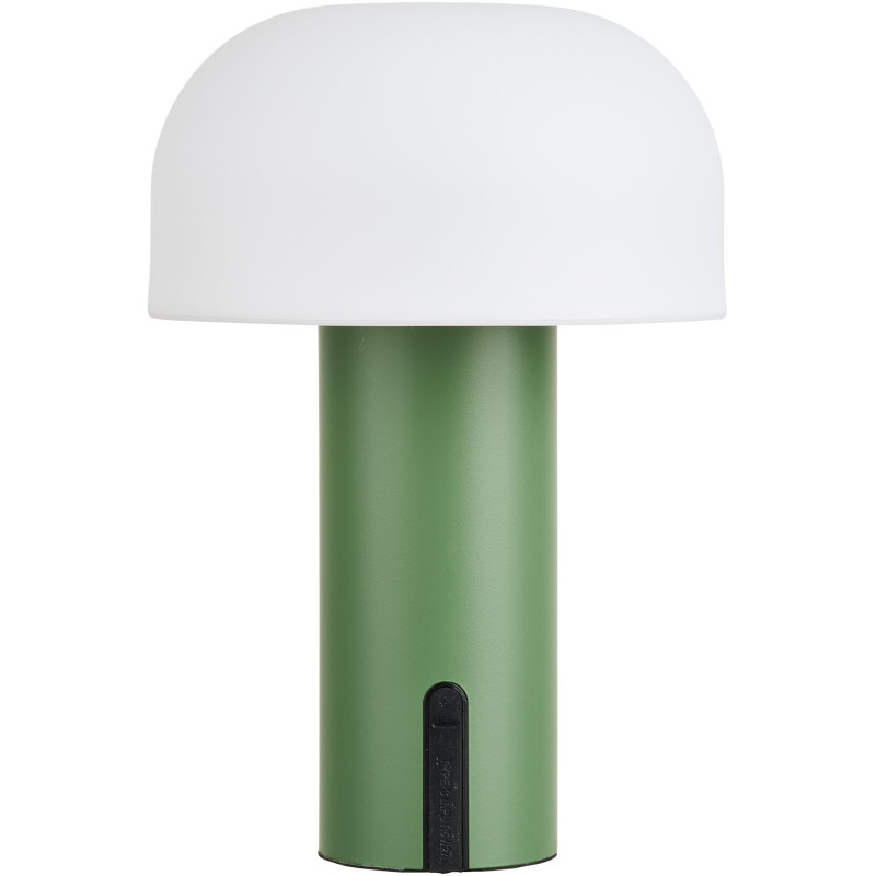 Soham LED Lamp - Lamp, rechargeable, white/green 