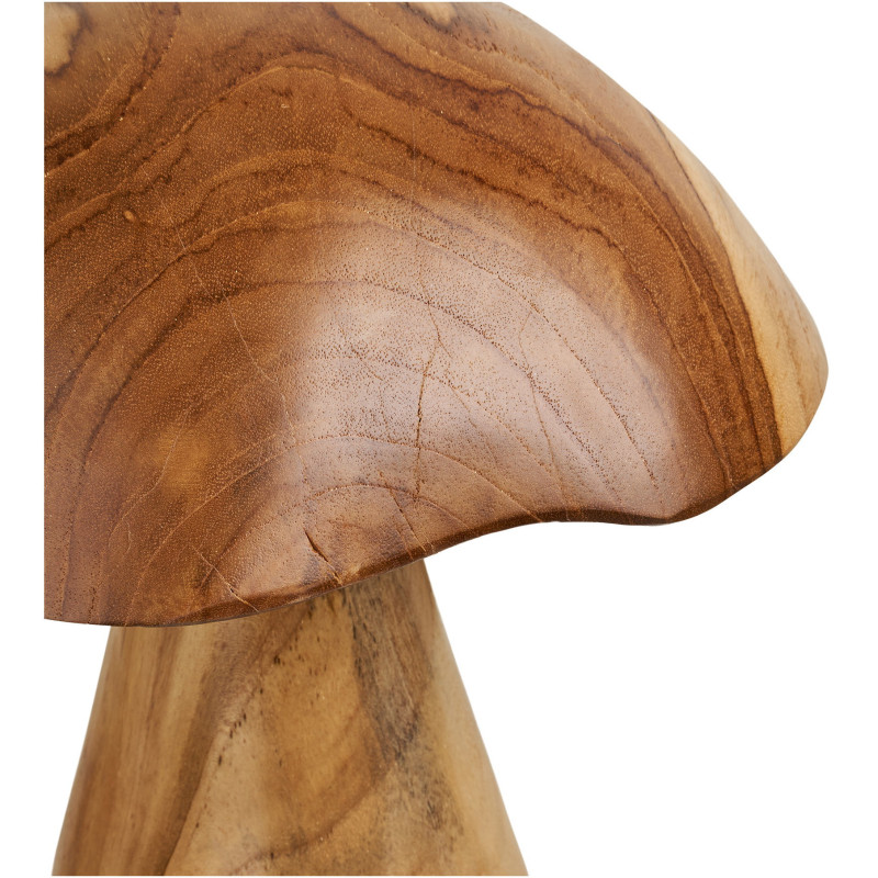 Kodi Decoration Mushrooms - Decoration Mushrooms, teak, natural, set of 2 