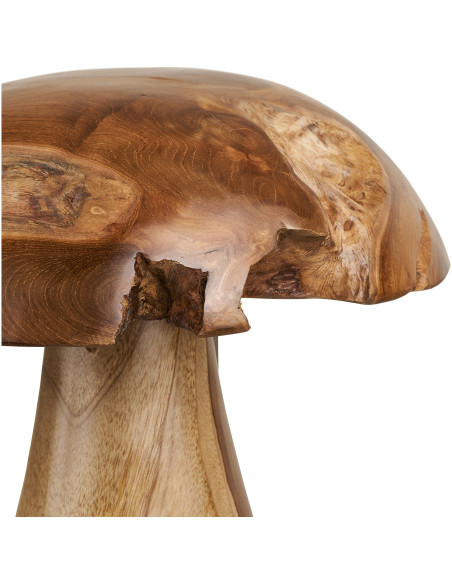 Kodi Decoration Mushrooms - Decoration Mushrooms, teak, natural, set of 2 