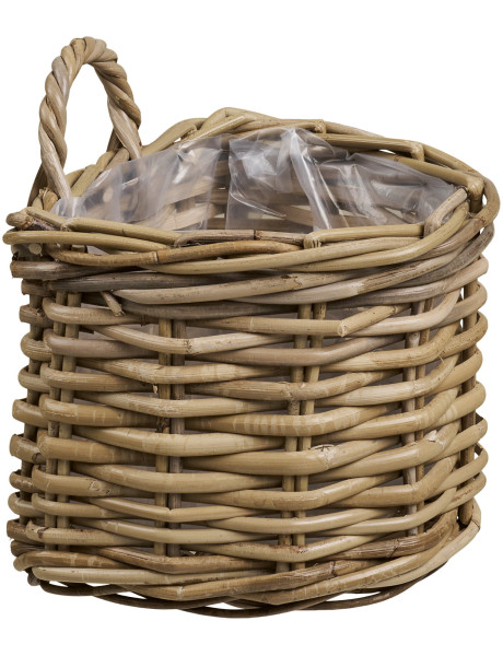 Keli Basket - Basket, kubu rattan, natural, 37x23x27 cm 