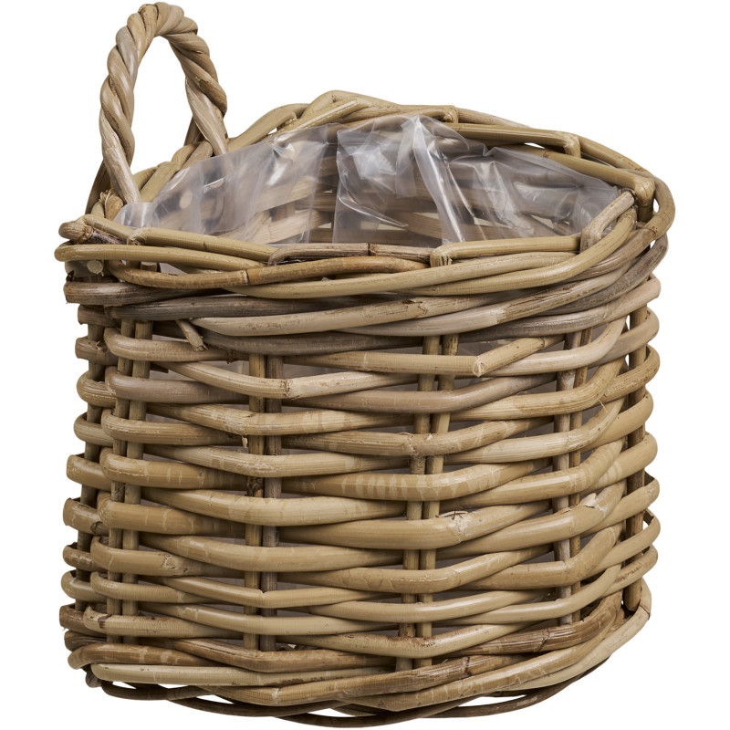 Keli Basket - Basket, kubu rattan, natural, 37x23x27 cm 