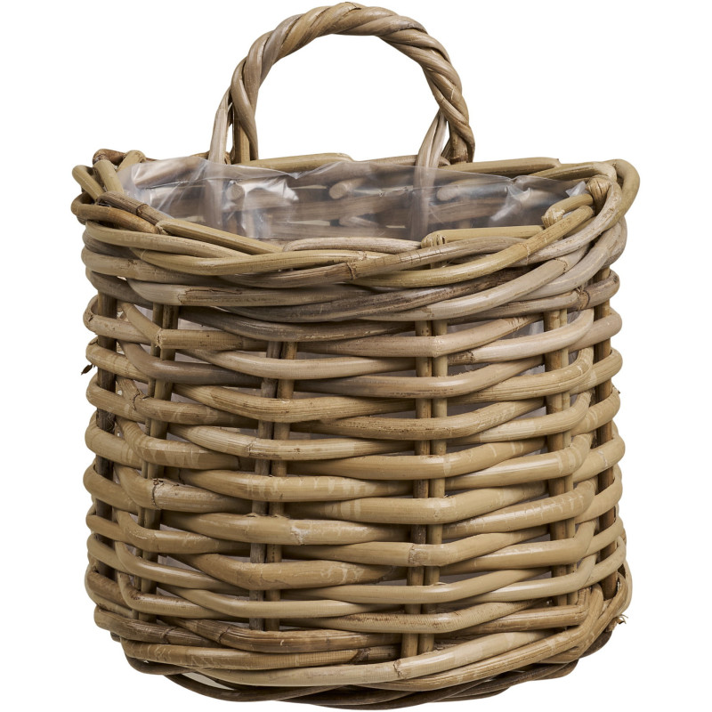Keli Basket - Basket, kubu rattan, natural, 37x23x27 cm 