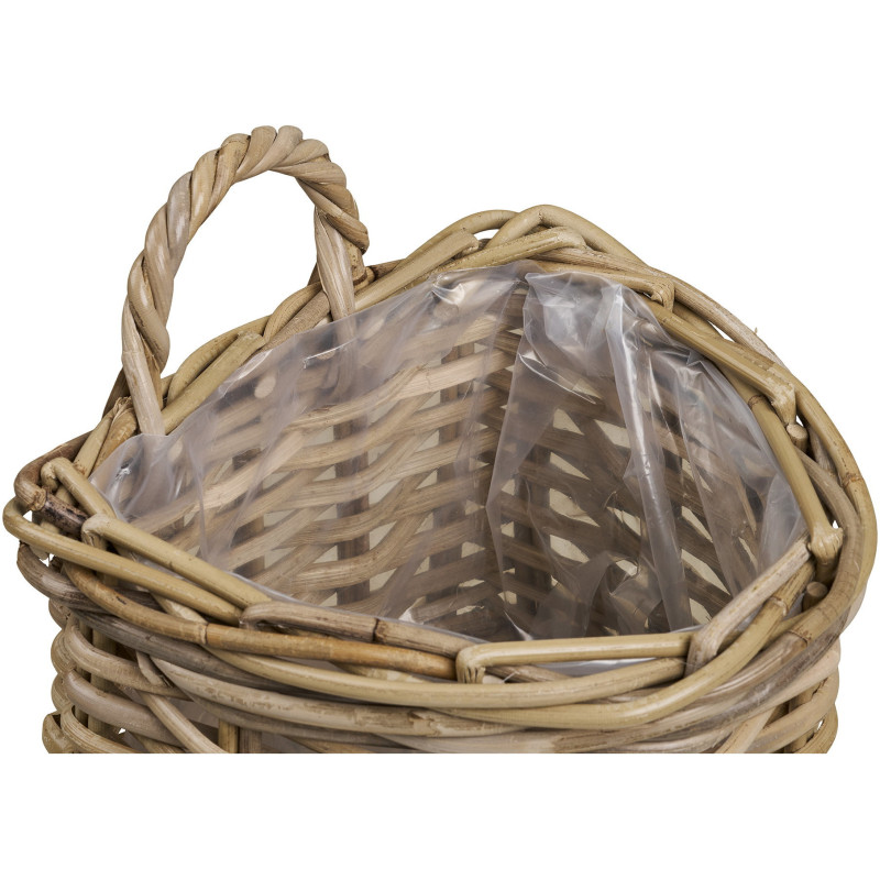 Keli Basket - Basket, kubu rattan, natural, 37x23x27 cm 
