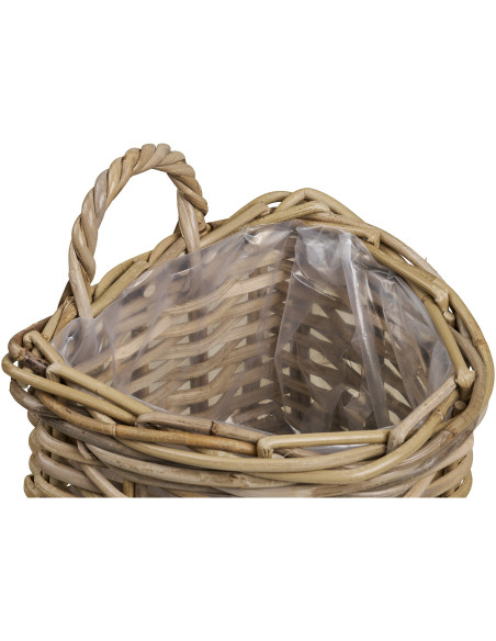 Keli Basket - Basket, kubu rattan, natural, 37x23x27 cm 