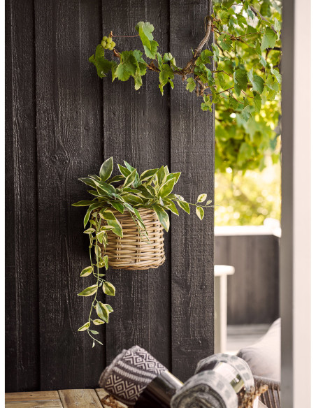 Keli Basket - Basket, kubu rattan, natural, 37x23x27 cm 