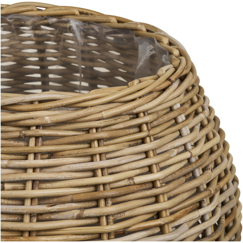 Melaka Basket - Basket, kubu rattan, natural, set of 2 