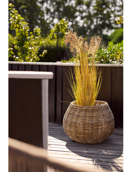 Melaka Basket - Basket, kubu rattan, natural, set of 2 