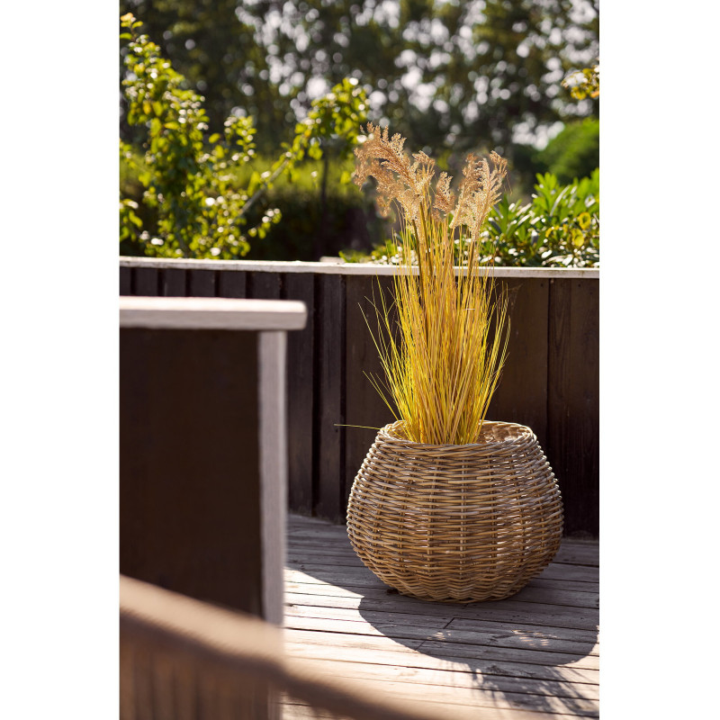 Melaka Basket - Basket, kubu rattan, natural, set of 2 