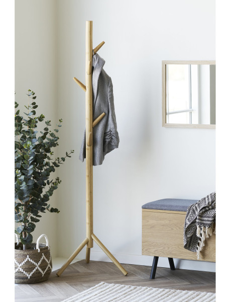 Wanaka Coat Rack - Coat rack, bamboo, natural 50x163 cm 