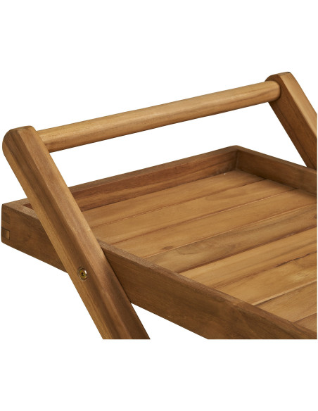 Pasaku Tea Trolley - Tea Trolley, teak, natural, 86x50x81 cm 