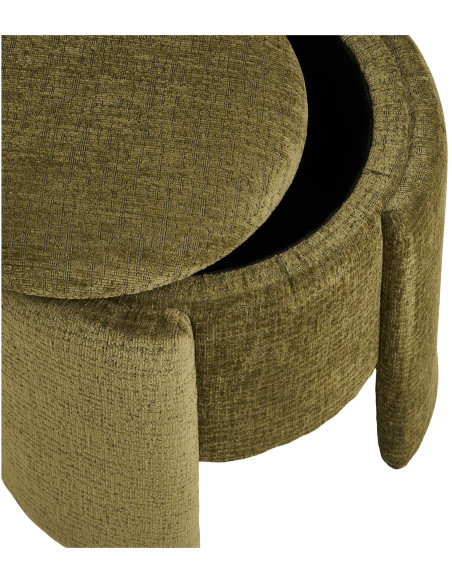 Walsdorf Pouf - Pouf, green ø42x43,5 cm, HN1315 