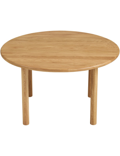 Table basse ronde en bois de chêne Ø70 x H40 cm Jena 