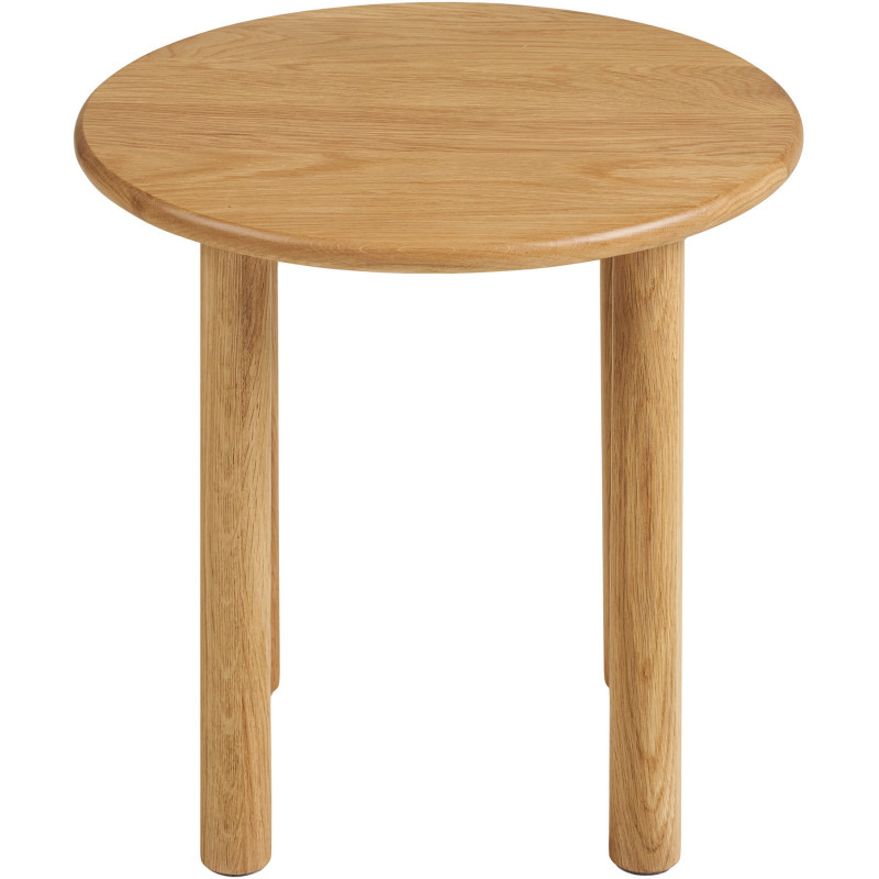 Table d'appoint ronde en bois de chêne Ø40 x H40 cm Jena 