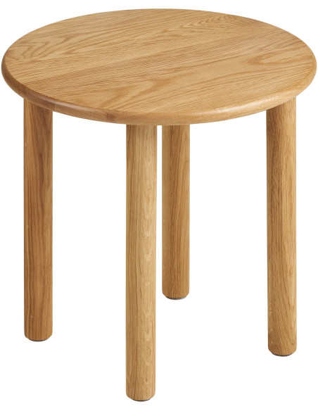Table d'appoint ronde en bois de chêne Ø40 x H40 cm Jena 