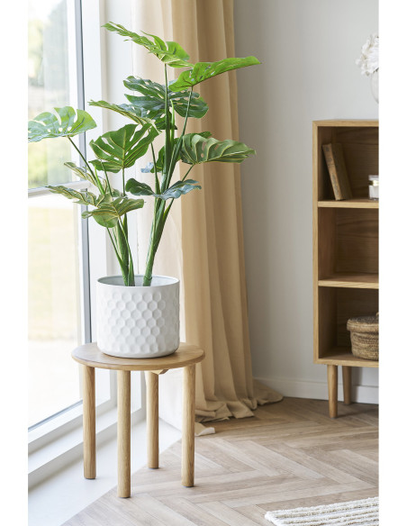 Table d'appoint ronde en bois de chêne Ø40 x H40 cm Jena 