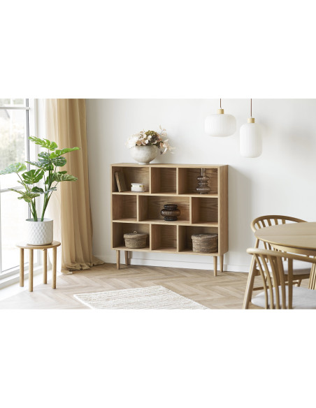 Table d'appoint ronde en bois de chêne Ø40 x H40 cm Jena 