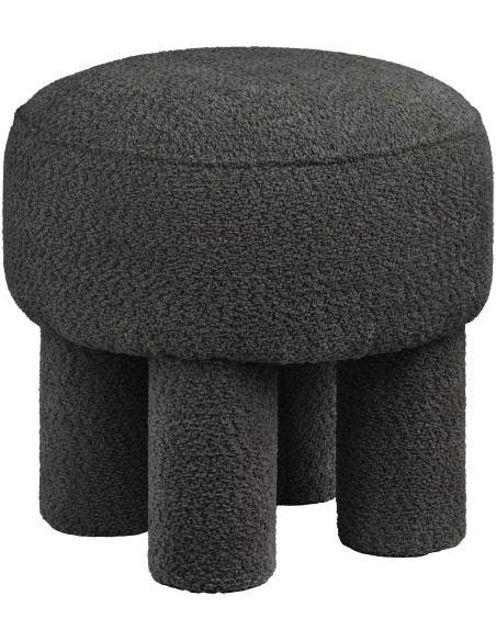 Canberra Pouf - Pouf, charcoal ø43x43 cm, HN1312 