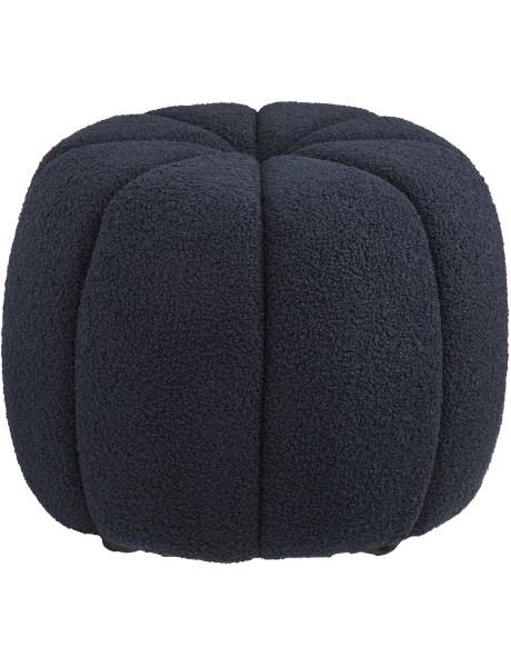 Paisley Pouf - Pouf, navy ø48x38 cm, HN1311 