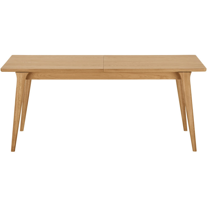 Table à manger extensible en chêne naturel 180-230 x 90 x 75 cm Darwin 