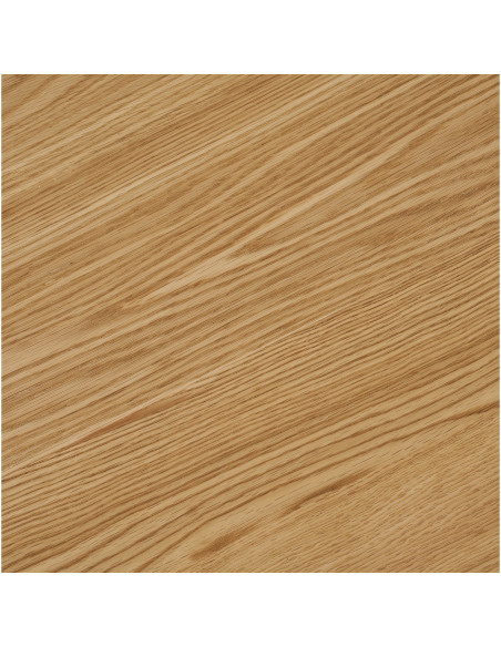 Table à manger extensible en chêne naturel 180-230 x 90 x 75 cm Darwin 