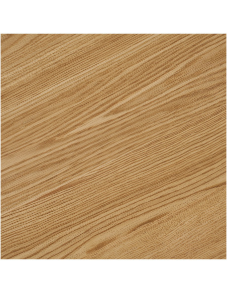 Table à manger extensible en chêne naturel 240-340 x 100 x 75 cm Darwin 