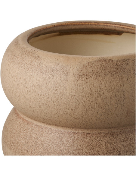 Flowerpot - Flowerpot, ceramic, brown ø19x17,5 cm 