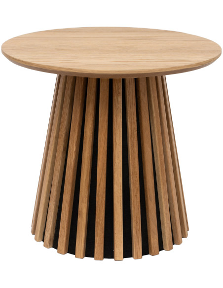 Table d’appoint Ø50 x H45 cm chêne naturel Osaka 