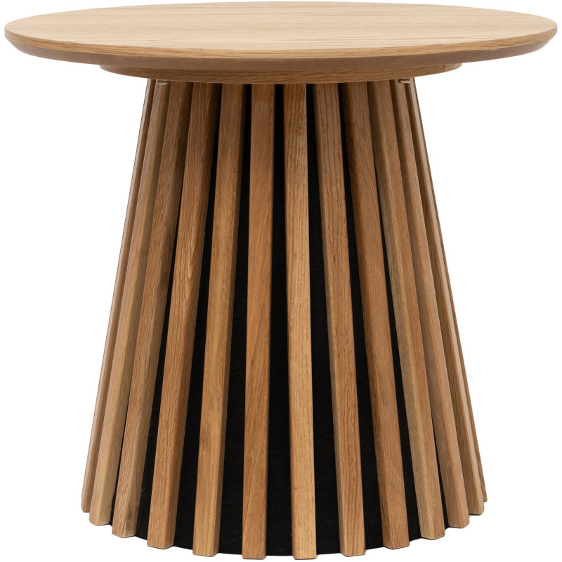 Table d’appoint Ø50 x H45 cm chêne naturel Osaka 