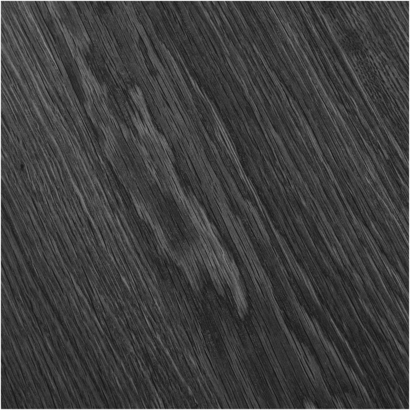 Table à manger extensible 6 à 10 personnes L120-240 cm noir finition chêne Osaka 