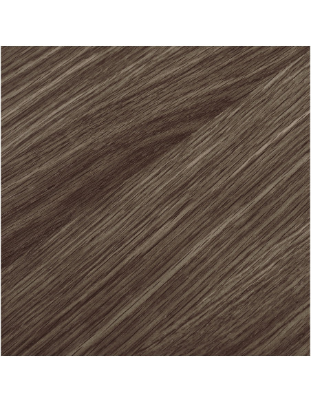 Table à manger ronde 6 personnes Ø140 cm chêne fumé Osaka 